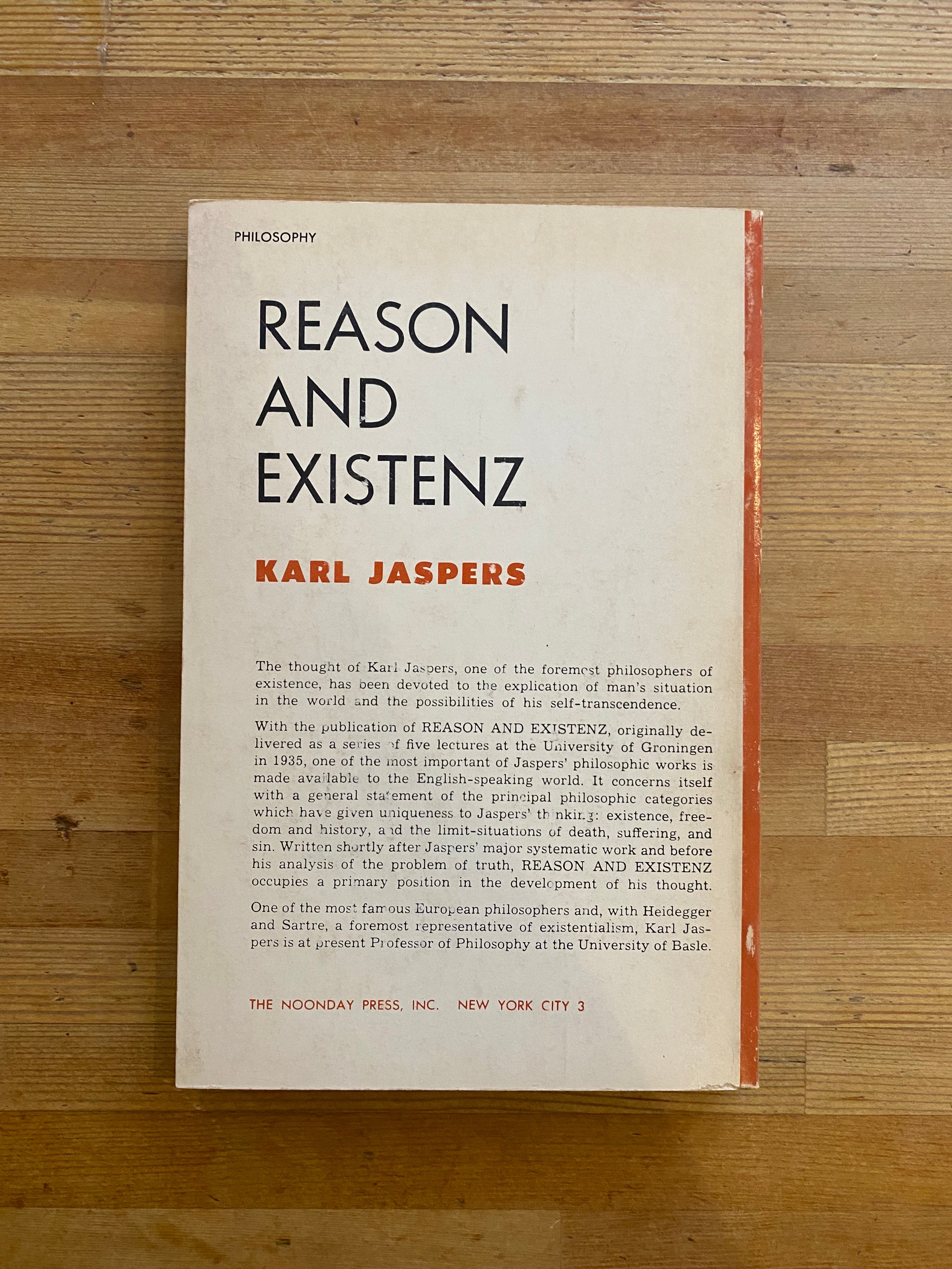 Reason and Existenz